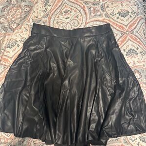 Banana Republic Black Skater Skirt